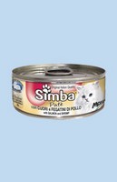 Simba Mousse / Консервы Симба Мусс для кошек Сердце и Куриная печень (цена за упаковку)
