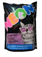 Neon Litter Наполнитель для кошачьего туалета Силикагелевый Комкующийся Фиолетовый