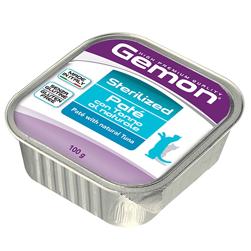 

Gemon Sterilized Pate Tuna / Консервы Джимон для Стерилизованных кошек Паштет Тунец (цена за упаковку), Gemon Sterilized Pate Tuna