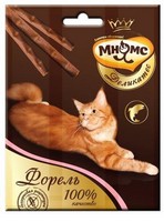 

Мнямс Деликатес Лакомство для кошек Лакомые палочки 9 см Форель