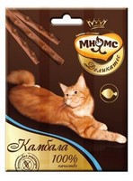 

Мнямс Деликатес Лакомство для кошек Лакомые палочки 9 см Камбала