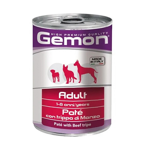 

Gemon Adult Pate Beef tripe / Консервы Джимон для собак Паштет Говяжий Рубец (цена за упаковку), Gemon Adult Pate Beef tripe