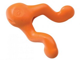 

West Paw Zogoflex Tizzi L / Игрушка Вест По Зогофлекс для собак под Лакомства Оранжевая, West Paw Zogoflex Tizzi L