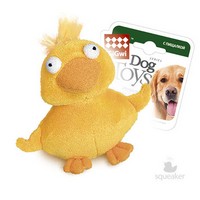 GiGwi Dog Toys / Игрушка Гигви для собак Утка Желтая с пищалкой