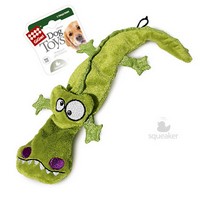 GiGwi Dog Toys / Игрушка Гигви для собак Крокодил с 4-мя пищалками