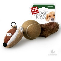 GiGwi Dog Toys / Игрушка Гигви для собак Барсук с 2-мя пищалками