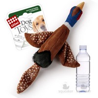 GiGwi Dog Toys / Игрушка Гигви для собак Птица с пищалкой и пластиковая бутылка с отключаемой пищалкой 