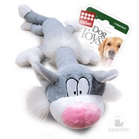 GiGwi Dog Toys / Игрушка Гигви для собак Кот с большой пищалкой