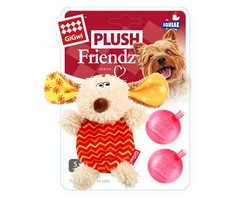 Купить GiGwi Dog Plush Friendz / Игрушка Гигви для собак Собачка с 2-мя пищалками за 360.00 ₽