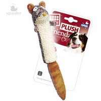 GiGwi Dog Plush Friendz / Игрушка Гигви для собак Белка с пищалкой Прочная