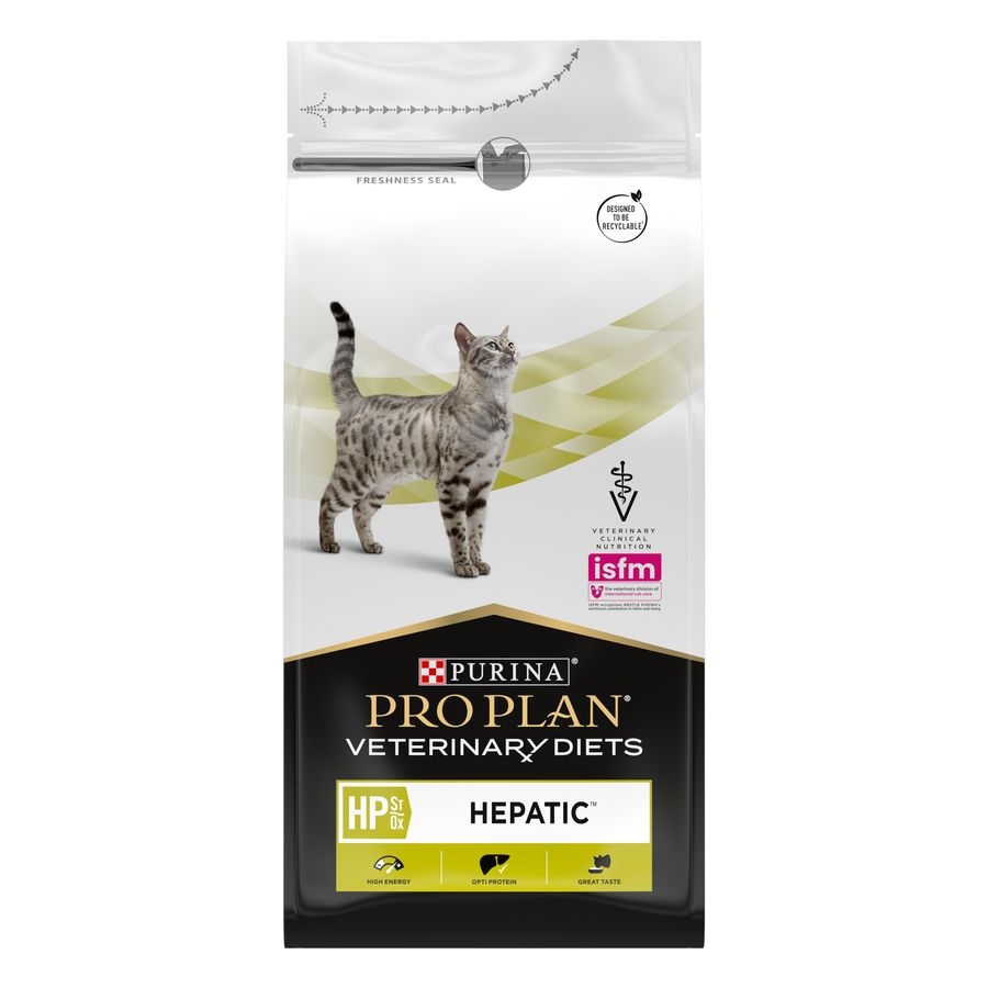 Purina Pro Plan Veterinary Diets HP Hepatic / Сухой корм Пурина Про План Ветеринарная диета для взрослых кошек при хронической печеночной недостаточности 