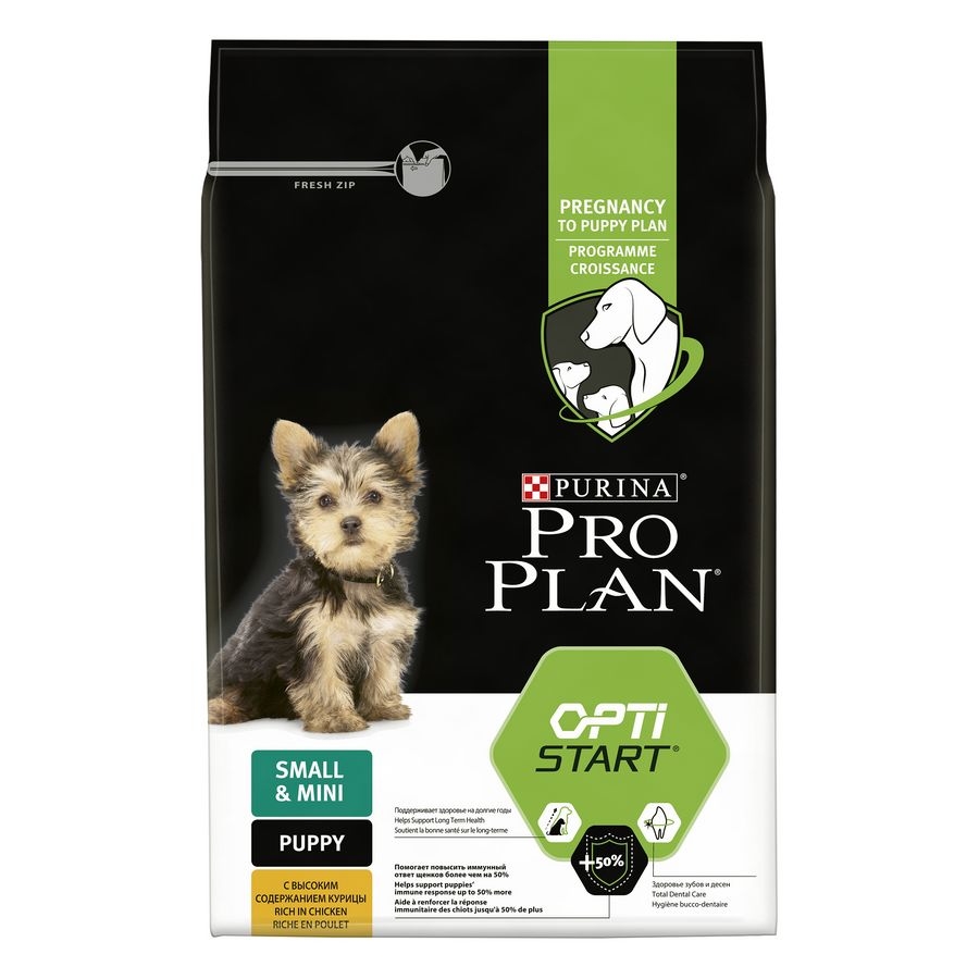 Purina Pro Plan Small & Mini Puppy / Сухой корм Пурина Про План для щенков мелких пород с курицей 