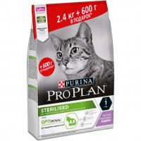 

PRO PLAN STERILISED / Сухой корм ПРО ПЛАН для взрослых кошек для поддержания здоровья почек после стерилизации с индейкой, PRO PLAN STERILISED