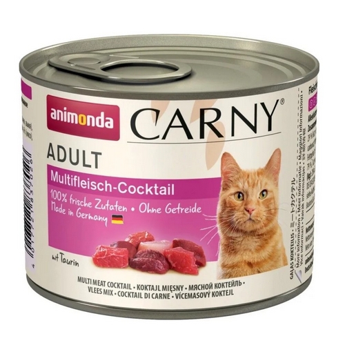 Animonda Carny Adult Консервы Анимонда для кошек с Говядиной и Сердцем цена за упаковку 1390₽
