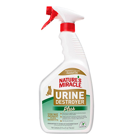 8in1 Nature's Miracle Urine Destroyer / 8в1 Уничтожитель Пятен, запахов и осадка от мочи Кошек