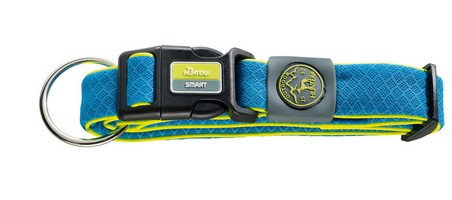Hunter Maui Ошейник Хантер для собак сетчатый текстиль Голубой 980₽