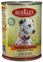 

Berkley Adult Lamb & Carrots / Консервы Беркли для собак Ягненок с морковью (цена за упаковку), Berkley Adult Lamb & Carrots