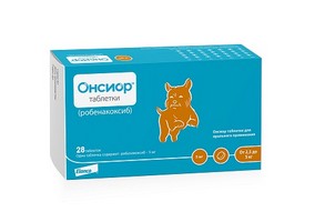 Elanсo Онсиор 5 мг таблетки для собак массой тела от 2,5 кг до 5 кг 