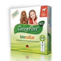 Green Fort Neo Biocollar / БиоОшейник Грин Форт Нео от Эктопаразитов для Средних собак 