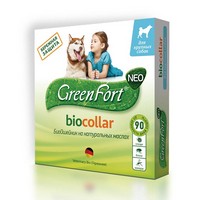 Green Fort Neo Biocollar / БиоОшейник Грин Форт Нео от Эктопаразитов для Крупных собак 