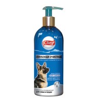Cliny / Шампунь-кондиционер Клини для собак и кошек "Глубокая очистка"