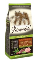 Primordial Adult Grain Free Holistic / Сухой корм Примордиал Беззерновой для кошек Утка Индейка