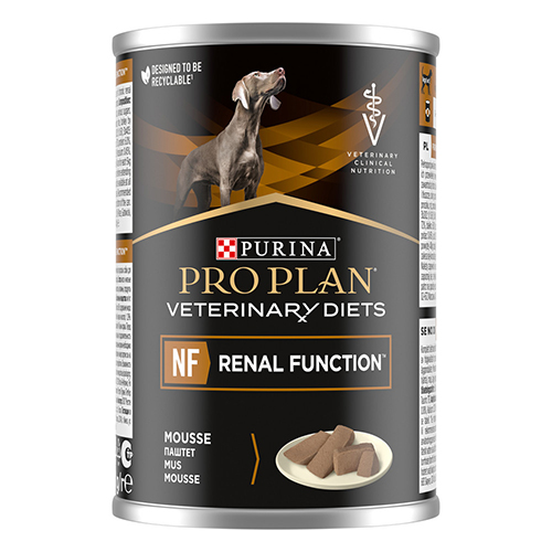 PRO PLAN VETERINARY DIETS NF RENAL FUNCTION / Лечебные консервы ПРО ПЛАН Ветеринарная диета для взрослых собак для поддержания функции почек при хронической почечной недостаточности (цена за упаковку)