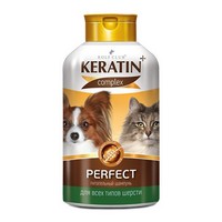 Rolf Club Keratin+ Perfect / Питательный шампунь Рольф Клуб Кератин+ для собак и кошек Для всех типов шерсти