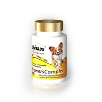 Unitabs BreversComplex с Q10 / Витаминно-минеральный комплекс Юнитабс для Мелких собак с Пивными дрожжами 