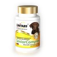 Unitabs Senior Complex UT c Q10 / Витаминно-минеральный комплекс Юнитабс для Пожилых собак старше 7 лет 