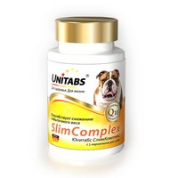 Купить Unitabs Slim Complex UT c Q10 / Витаминно-минеральный комплекс Юнитабс для собак с L-карнитином за 680.00 ₽