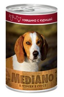 Купить Vita Pro Mediano / Консервы Вита Про для собак Говядина Курица кусочки в Соусе (цена за упаковку) за 2930.00 ₽