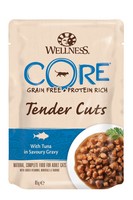 

Wellness Core Cat Tender Cuts Tuna / Паучи Велнес Кор для кошек Нежные кусочки Тунца в пикантном соусе (цена за упаковку), Wellness Core Cat Tender Cuts Tuna