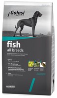 Golosi Fish All breeds / Сухой корм Голоси для собак всех пород Рыба рис