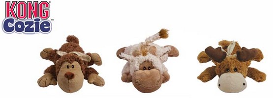 

Kong Cozie Natura / Игрушка Конг для собак в ассортименте Обезьянка Барашек Лось Плюш, Kong Cozie Natura