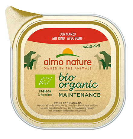 

Almo Nature Daily Menu Bio Pate Beef / Паштет Алмо Натюр для собак Био-меню с Говядиной (цена за упаковку), Almo Nature Daily Menu Bio Pate Beef