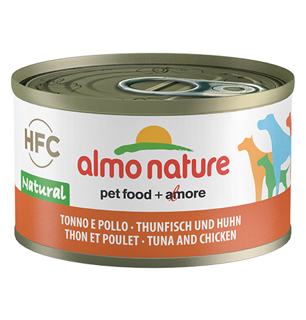 Almo Nature Classic HFC Tuna & Chicken / Консервы Алмо Натюр для собак с Тунцом и Курицей (цена за упаковку) 