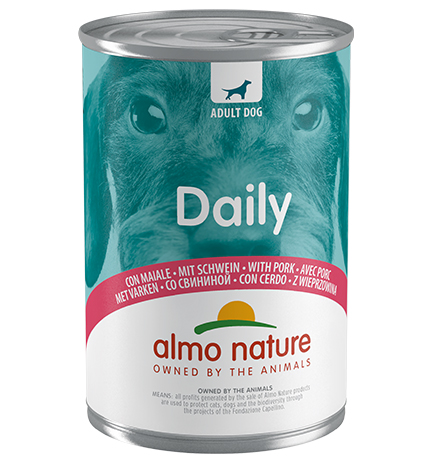 

Almo Nature Daily Menu Pork / Консервы Алмо Натюр для собак Меню со Свининой (цена за упаковку), Almo Nature Daily Menu Pork
