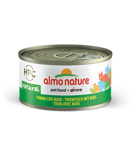 Almo Nature Legend HFC Adult Tuna & Sweet Corn / Консервы Алмо Натюр для кошек с Тунцом и Сладкой кукурузой (цена за упаковку)