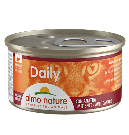

Almo Nature Daily Menu Mousse Duck / Консервы Алмо Натюр для кошек Нежный мусс Меню с Уткой (цена за упаковку), Almo Nature Daily Menu Mousse Duck