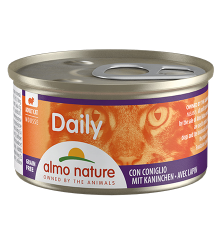 

Almo Nature Daily Menu Mousse Rabbit / Консервы Алмо Натюр для кошек Нежный мусс Меню с Кроликом (цена за упаковку), Almo Nature Daily Menu Mousse Rabbit
