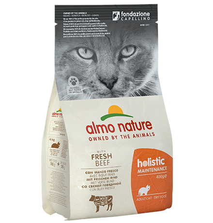 

Almo Nature Holistic Adult Cat Beef and Rice / Сухой корм Алмо Натюр Холистик для взрослых кошек Говядина и коричневый рис, Almo Nature Holistic Adult Cat Beef and Rice