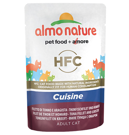 

Almo Nature Classic Cuisine Tuna Fillet and Lobster / Паучи Алмо Натюр Холистик для кошек Тунец и лобстер (цена за упаковку), Almo Nature Classic Cuisine Tuna Fillet and Lobster
