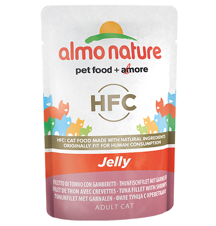 

Almo Nature Classic Nature Jelly Tuna and Shrimps / Паучи Алмо Натюр для кошек Тунец и Креветки в Желе (цена за упаковку), Almo Nature Classic Nature Jelly Tuna and Shrimps