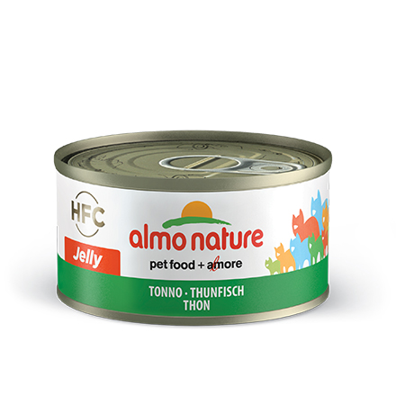 Almo Nature Jelly HFC Adult Tuna / Консервы Алмо Натюр для кошек Тунец в Желе (цена за упаковку)