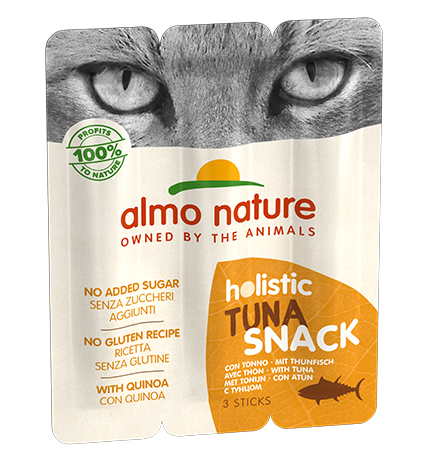 Almo Nature Azul Label Snack Tuna / Лакомство Алмо Натюр для кошек Колбаски Тунец