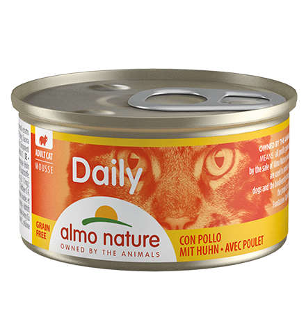 

Almo Nature Daily Menu Mousse Chicken / Консервы Алмо Натюр для кошек Нежный мусс Меню с Курицей (цена за упаковку), Almo Nature Daily Menu Mousse Chicken