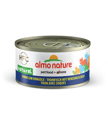 Almo Nature Legend HFC Adult Tuna & Clams / Консервы Алмо Натюр для кошек с Тунцом и Моллюсками (цена за упаковку)