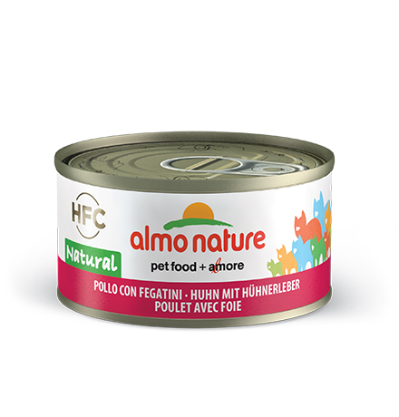 Almo Nature Legend HFC Adult Chicken & Liver / Консервы Алмо Натюр для кошек с Курицей и Печенью (цена за упаковку)