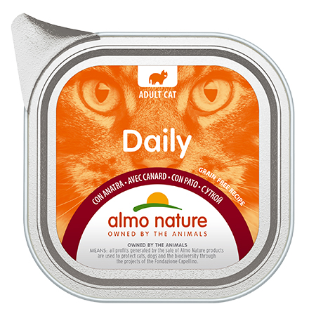 

Almo Nature Daily Menu Duck / Паштет Алмо Натюр для кошек Меню с Уткой (цена за упаковку), Almo Nature Daily Menu Duck